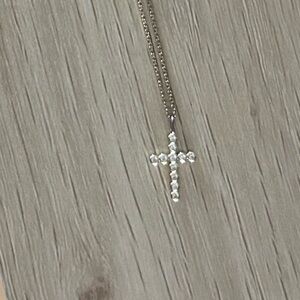 Electric Picks x Danielle Fletcher Gold Cross necklace